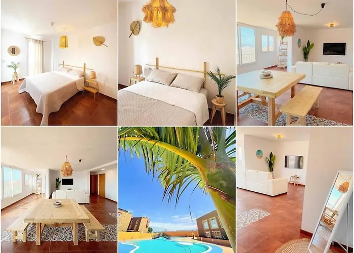 Апартаменты Big Spacious Casa Bamboo Relax, Pool And Parking